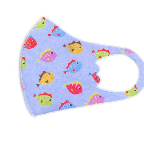 

factoryface children boys girls cartoon mouth masks kids anti-dust breathable earloop washable reusable cotton mas 8 ifn11
