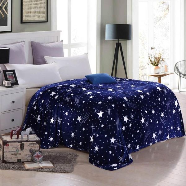 

50 fleece throws blanket winter bedsheet twin queen king plaid