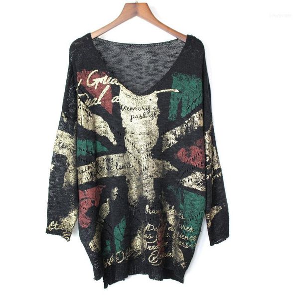 

punk rock autumn new fashion v neck hole hollow out full sleeve puls size sweater womens streetwear outwear 11, White;black