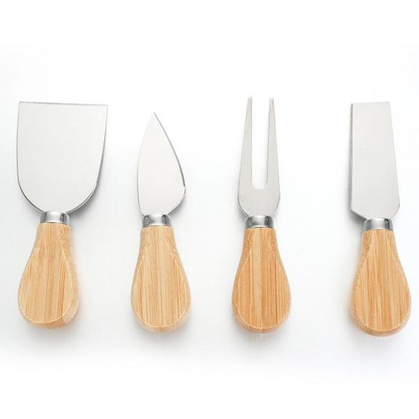 

cheese knife set oak handle knife fork shovel kit graters baking cheese pizza slicer cu jllmii xhlight