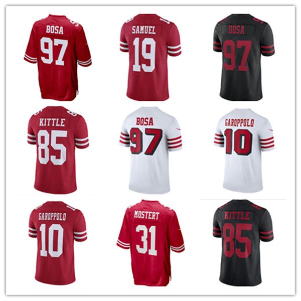 

new football jerseys sf 49 jerseys all 32 teams customized any name any number red black white stitched mix match order all jerseys, Black;red