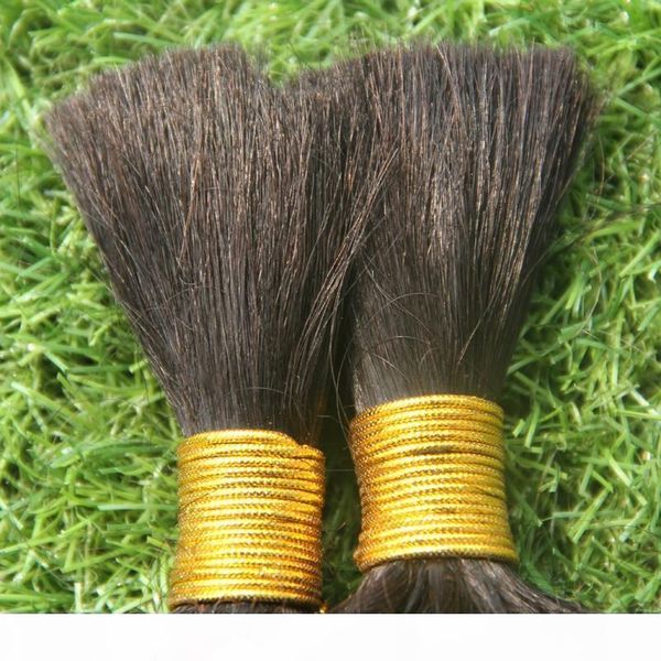 

pure color brazilian afro kinky curly bulk hair for braiding 100% hair human for braiding bulk no attachment 100g, Black