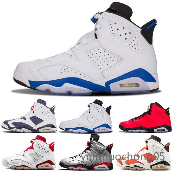 

2019 men black infrared 6 6s basketball shoes mens cny carmine gatorade green tinker unc black cat designer trainers sneakers yhc6