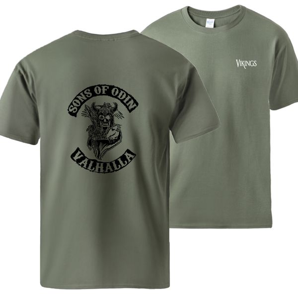 

vikings sons of odin mens mens summer loose fit short sleeve swear black workout tee hooded sweatshirt hoodie men t shirt