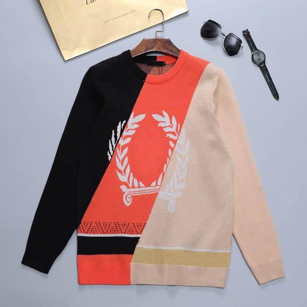 

men sweater autumn winter european and american fashion male letter print sweaters casual mens contrast color sweatershirt size -3xl, White;black