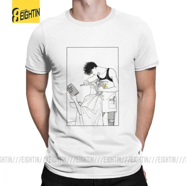 

banana fish anime japanese crime ash eiji manga man's vintage short sleeved normal clothes sport hooded sweatshirt hoodie men t shirt