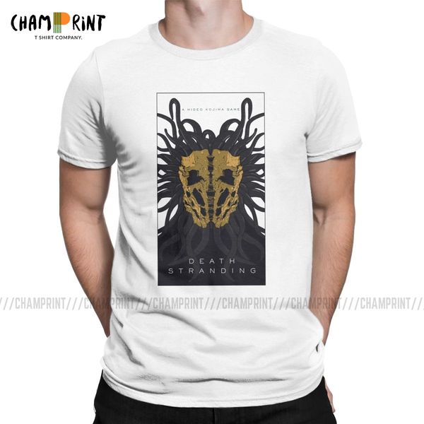 

sport death stranding 4th trailer creature men's t shirts kojima productions amazing tee shirt round neck t-shirts printed clothes