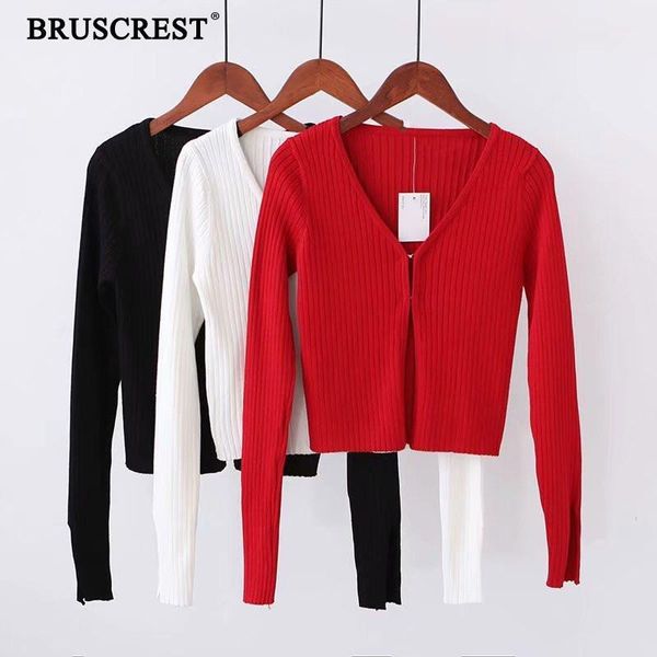 

new arrival 2020 women v-neck button vintage long sleeve cardigans designer loose streetwear fall sweater winter clothes women1, White