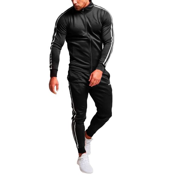 

kancoold 2019 fashion men hoodies suits brand tracksuit men hip hop sweatshirts+sweatpants autumn winter fleece hooded pullover 1022, Gray