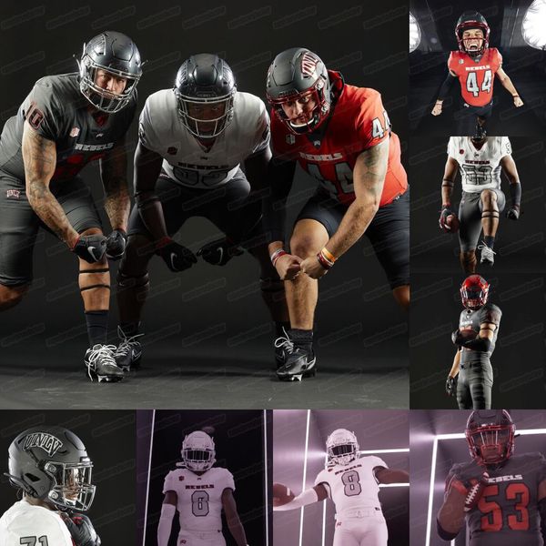 American College Football Wear 2020 UNLV Rebels 53 Farrell Hester II Charles Williams Jamel Hamm KENYON OBLAD RANDAL GRIMES RAYSHAD JACKSON NCAA-Fußballtrikot