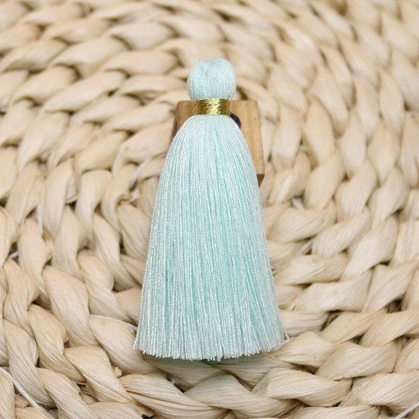 

20pcs 6cm golden silk tieback tassels fringe home textile curtain decor accessories diy keychain garmen trim crafts mini pendant h qyllfv