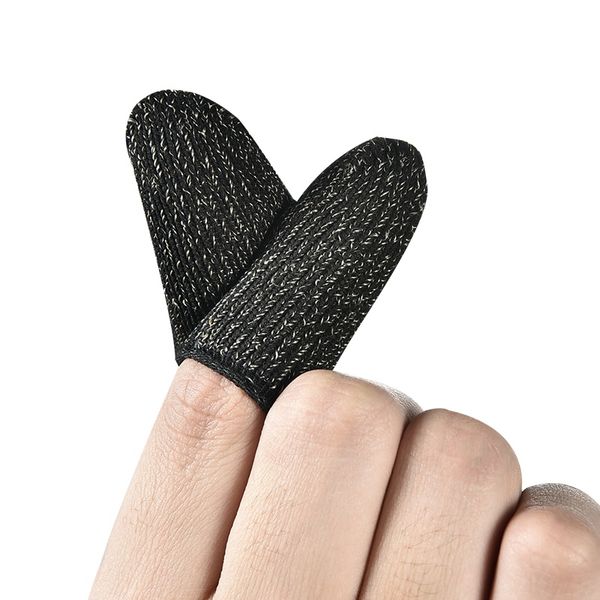 

mobile games anti-sweat fingertips smartphone touch screen finger tips mobile game rocker sleeve for pubg gamerock accessories