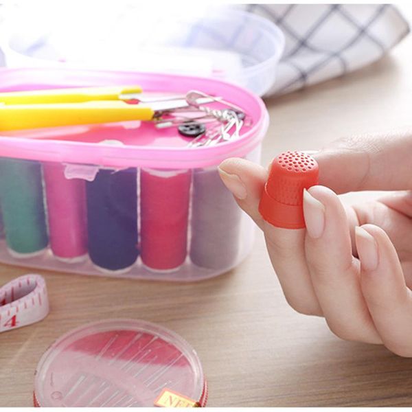 

sewing thread box set sewing accessories for home travel easy to carry durable p7ding, Black