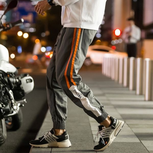 

sspop весна и брюки новый мужской корейский хип-хоп ины капри спортивные брюки спортивные мужские штаны потерять pg2ak гарем осень ноги, Blue