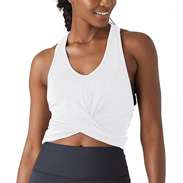 

women's crop sports bra sleeveless muscle tank cropped athletic workout vest fitness running workout gym bra sportswear bras1, White;black