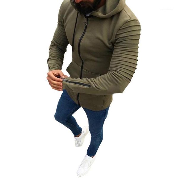 

hoodie sweatshirt jacket men fashion zipper hoodie cotton double zipper sweatshirt coat outerwear1, Black