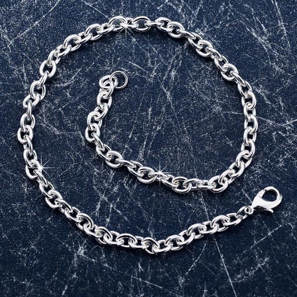 

хермоза мода цепи choker 8mm цепи ожерелье 18 «» оптовая ожерелья xl000033, Silver