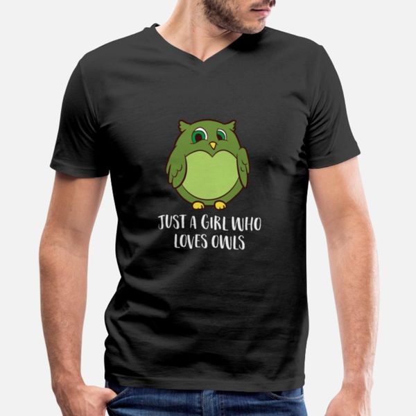 

just a girl who loves owls cute owl girl t shirt hip hop unique plus size tracksuit hoodie sweatshirt