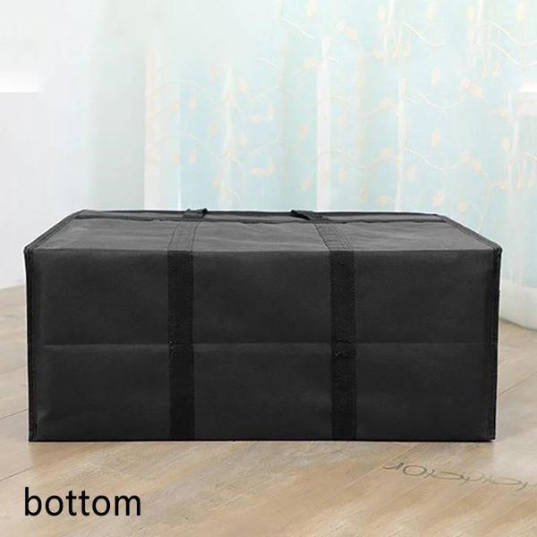 

move house hand luggage organizer large capacity travel bag non woven fabric quilt packing folding clothes storage multifunction1