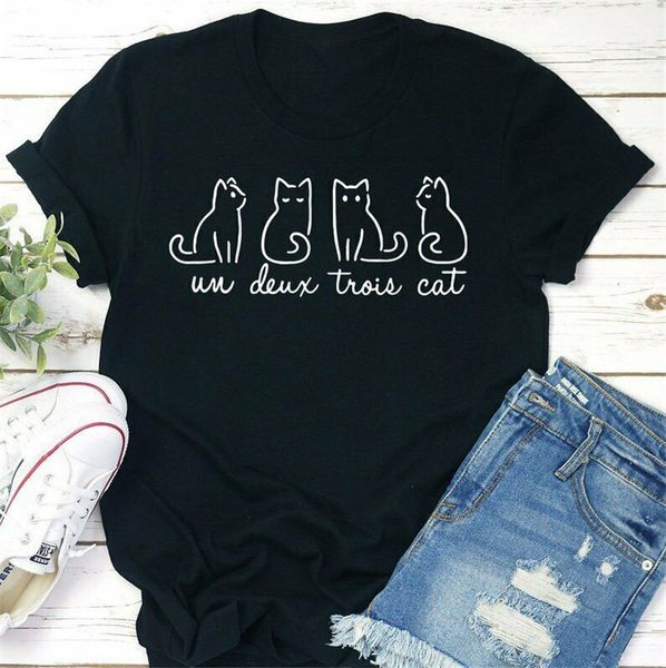 

un deux trois cat t-shirt funny french teacher gift, funny cat shirt french cat loose size ajax funny sport hooded sweatshirt hoodie