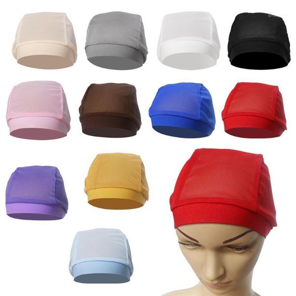 

women sleeping mesh net stretchy chemo hair loss turban hats head wrap hijab1
