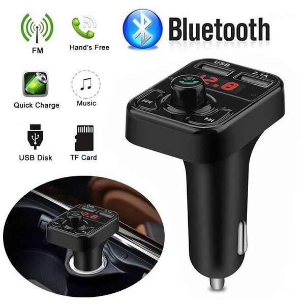 

universal fm adapter bluetooth receiver mp3 transmitter voltage detection car fm transmitter usb charger1