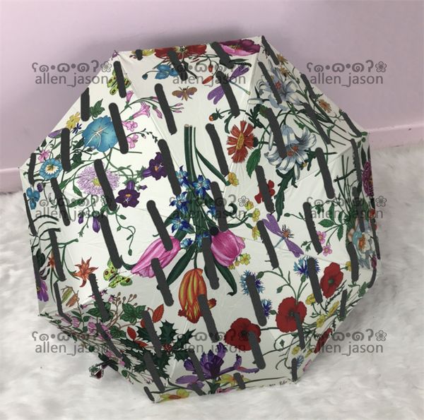 

flowers folding sun umbrellas hipster automatic designer luxury umbrellas outdoor travel multifunction windproof rainy umbrellas