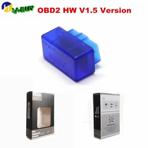 

100pcs/lot v01l2/v01l2-1 super mini elm327 v1.5 diagnostic tools with pic25k80 chip bluetooth car diagnostic scanner for android1