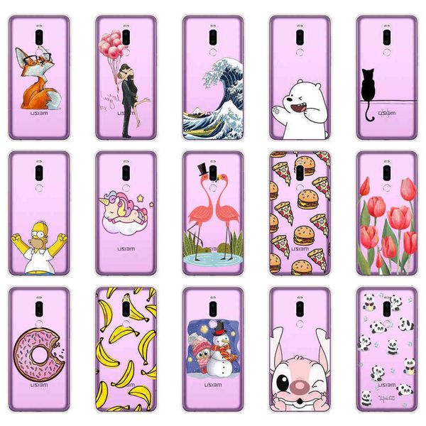 

8 case note8 soft tpu silicone phone shell back cover for meizu m8 note cases fundas coque para