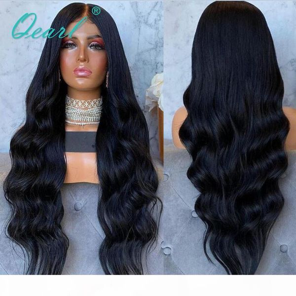 

jet black human hair full lace wig loose wave 1# color long middle part brazilian remy hair preplucked full wigs 150% 180% qearl, Black;brown