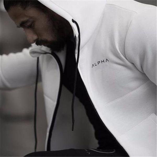 

men's hoodies & sweatshirts wholesale- men autumn winter warm long sleeve cotton tracksuits hoodie casual zipper hooded jackets 2071, Black