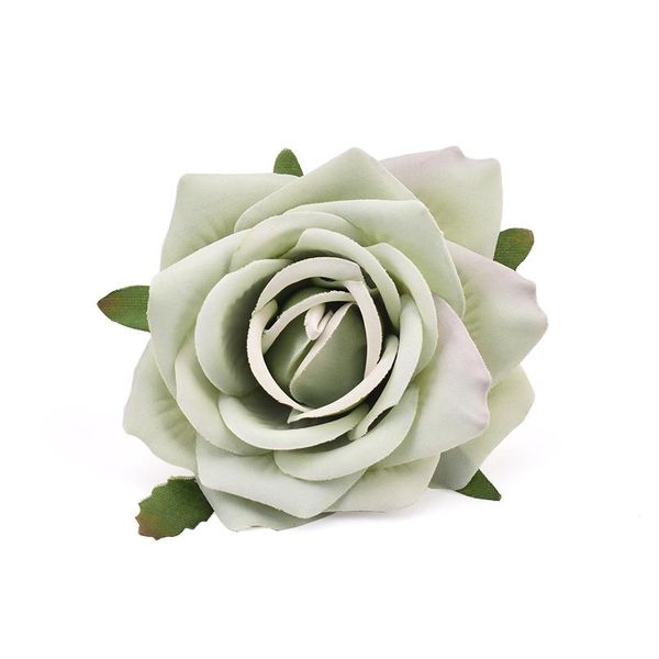 

30pcs white rose artificial silk flower heads decorative scrapbooking for home wedding birthday decoration fake rose jllccb