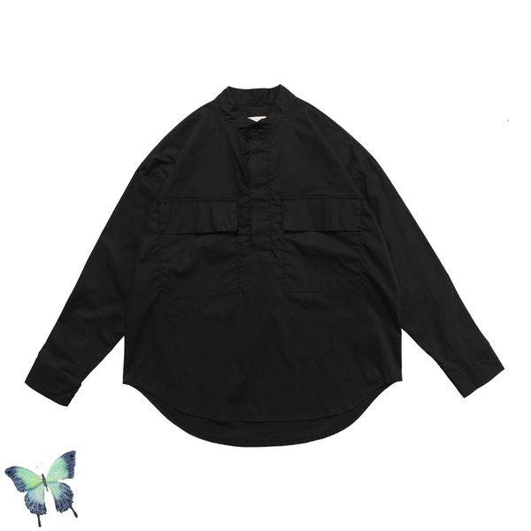 

2021 new classic design men women solid color casual shirts slim fit coat qzbc, White;black