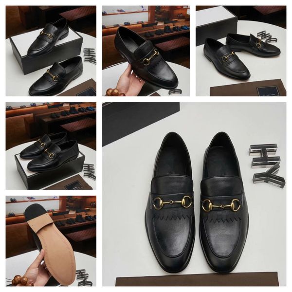 

casual brogues shoes lazy sets breathable driving men oxfords new british style fashion brand dress shoes male loafers, Black