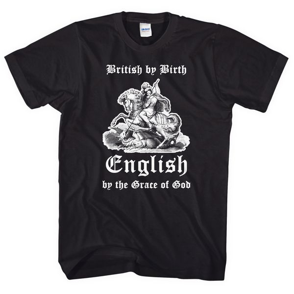 

st georges day t shirt british by birth english by the grace of god men kid l264 tee shirt wholesale tee sport hooded sweatshirt hoodie