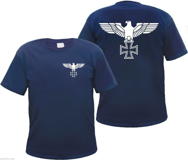 

imperial eagle men's t shirt iron cross navy s to 3xl front/back custom made good quality t shirt tee sport hooded sweatshirt hoodie