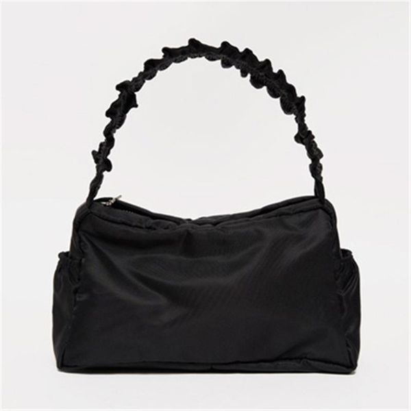 

nylon handbags pleated bag baguette shape shoulder bag crossbody messenger bags for women 2020 luxury designer bags