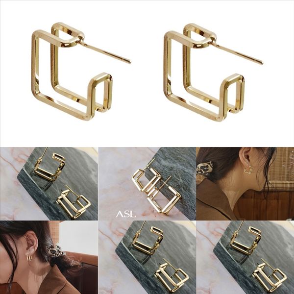 

nhsp and fashion women personality is the gift for zinc earrings plating rose gold rainbow earring silver plating rose gold plated, Golden
