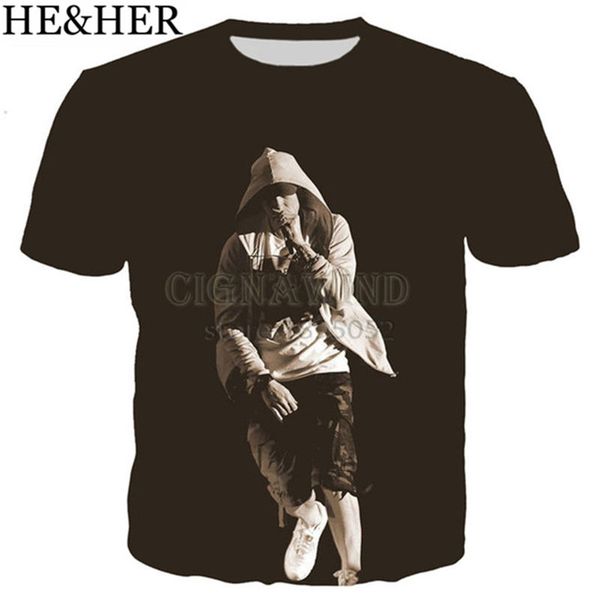 

design rapper eminem style 3d print shirts aesthetic harajuku humor men clothing