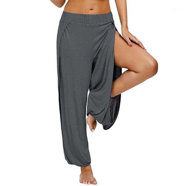

yoga outfits kancoold pants women fashion solid color loose leggings sport fitness tracksuit female ropa deportiva mujer d211, White;red