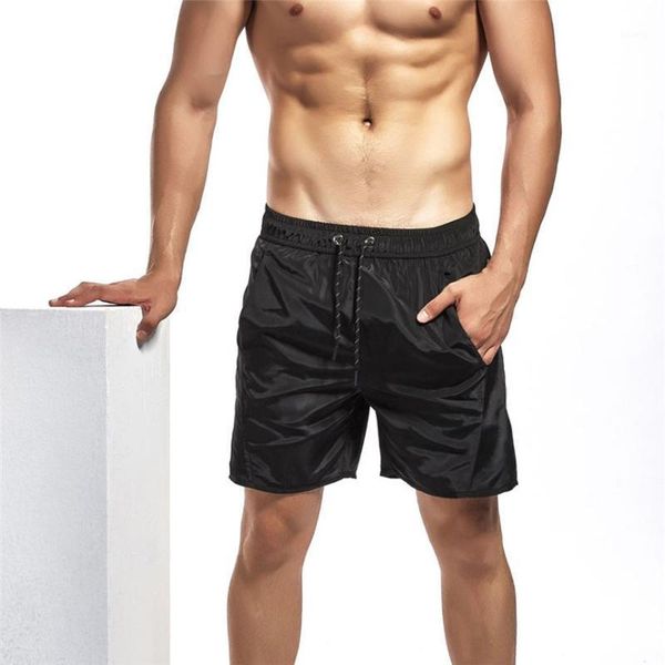 

men shorts swimwear trunks charm underwear boxer men's swim trunks quick beach surfing running swimming shorts1, White;black