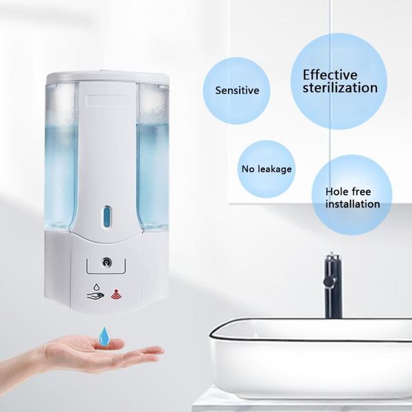 

450ml automatic soap liquid dispenser infrared sensor hand washing container shampoo lotion shower gel foam bottles1