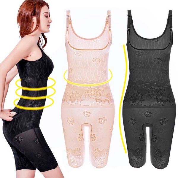 

women body shapers waist trainer butt lifter seamless tummy control panty underwear push up bottom bodysuits t200707, Black;white