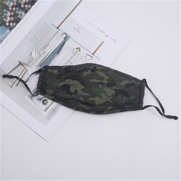 

dust camouflage pm2.5dustproof face cover mask washable anti reusable ice silk cotton masks mk46#782