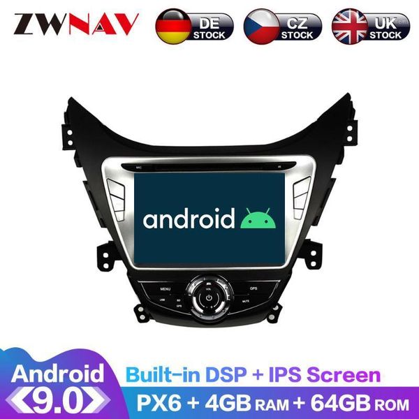 

android 9 ips screen px6 dsp for elantra/avante/i35 2011-2013 car dvd gps multimedia player headunit radio audio stereo1