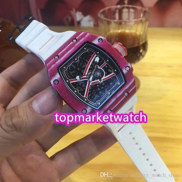 

manufacturers version rm 67-02 mutaz issa barshim ntpt carbon fiber case skeleton dial japan miyota automatic rm67-02 mens, Slivery;brown