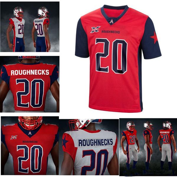 

cam phillips 2020 roughhecks jerseys ryheem malone deontez alexander blake jackson pj walker xfl football jersey custom stitched, Black