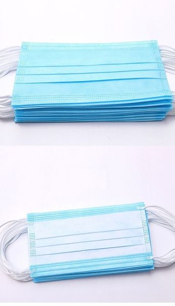 

non-woven masks cover 3-ply face 2021 mouth disposable dust mask soft breathable