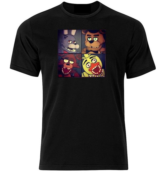 

five nights at freddy's graphic cotton short & long sleeve hoodie designers t shirts sweatshirt