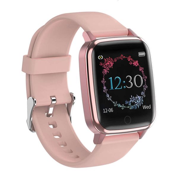 

female heart rate monitor male smart watch blood prsure reminder tracker fitns silicone tape oloeyjk